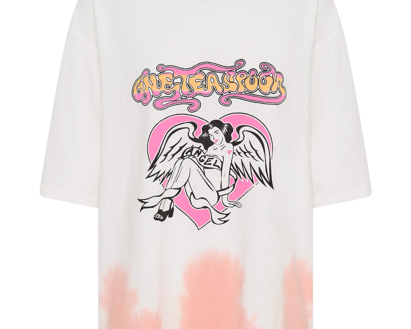 Angel Dip Dye Kobe Tee - Cream