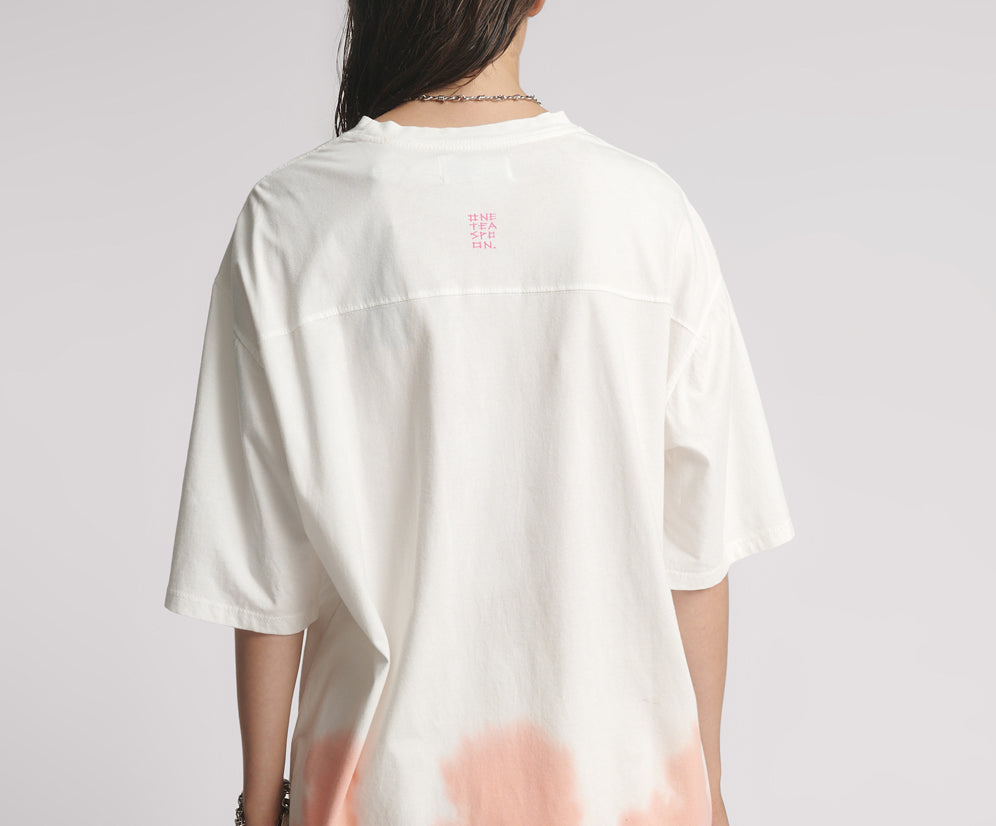 Angel Dip Dye Kobe Tee - Cream