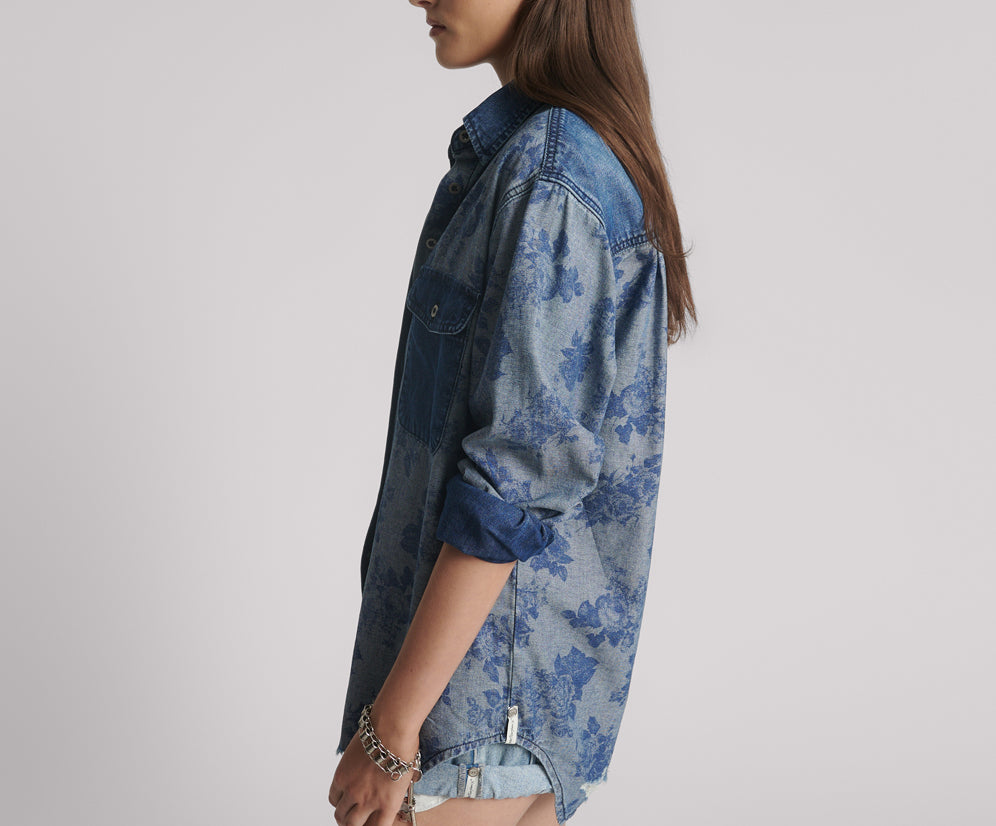 Everyday Denim Shirt - Rosewood