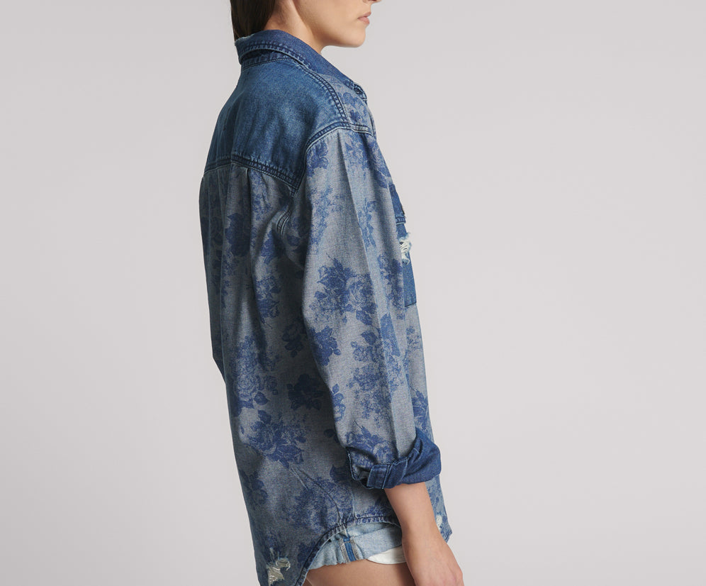 Everyday Denim Shirt - Rosewood