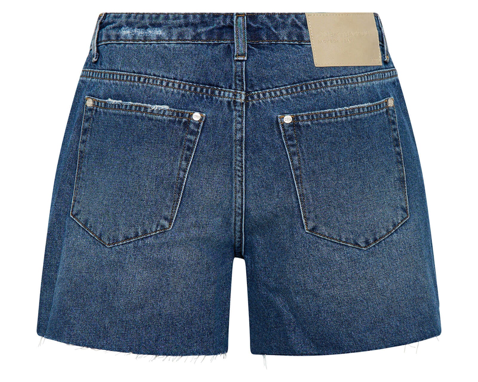 Shakers Low Waist Super Relaxed Denim Shorts - Blue Thunder