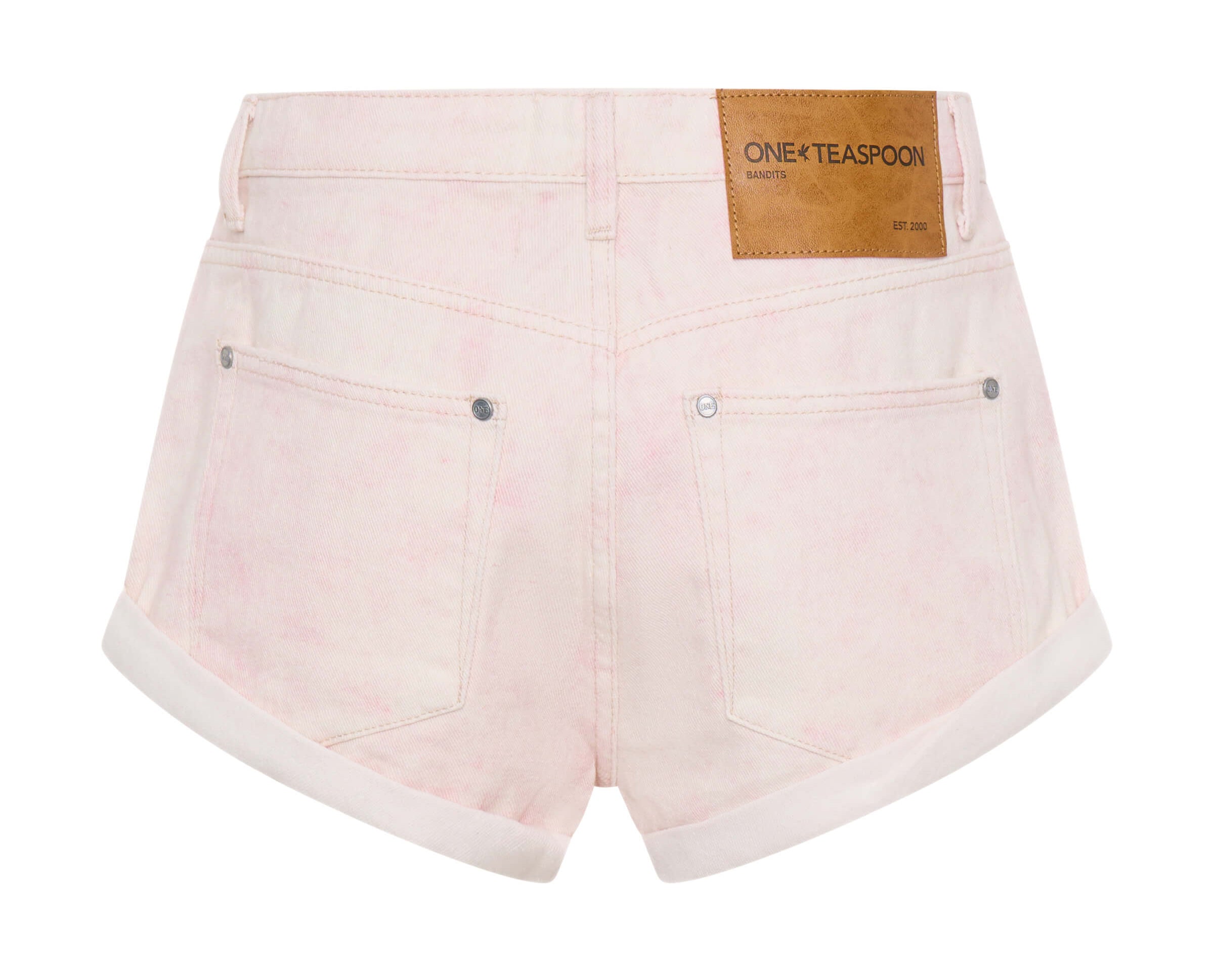 Bandits Low Waist Denim Shorts - Young Love Pink