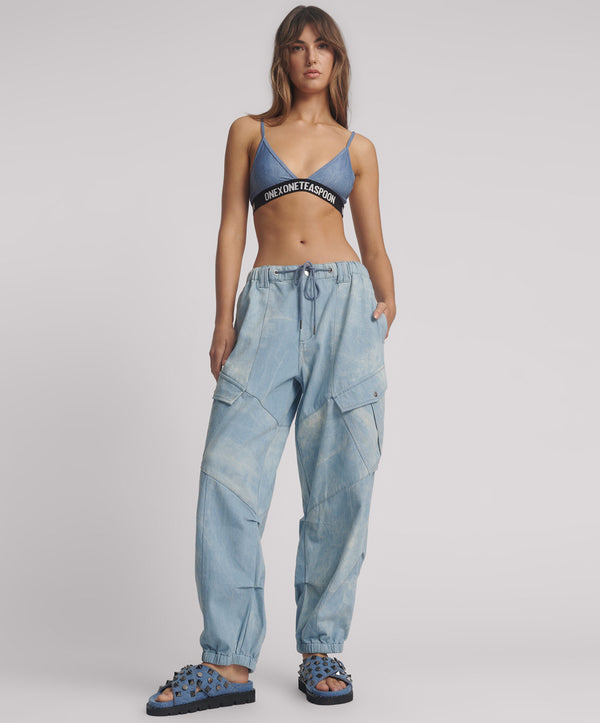 Utility Denim Flight Pants - Cloudy Blue