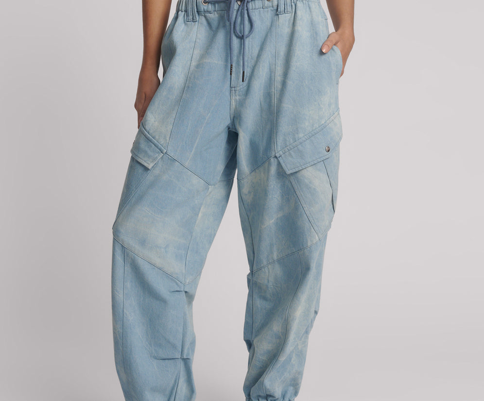 Utility Denim Flight Pants - Cloudy Blue