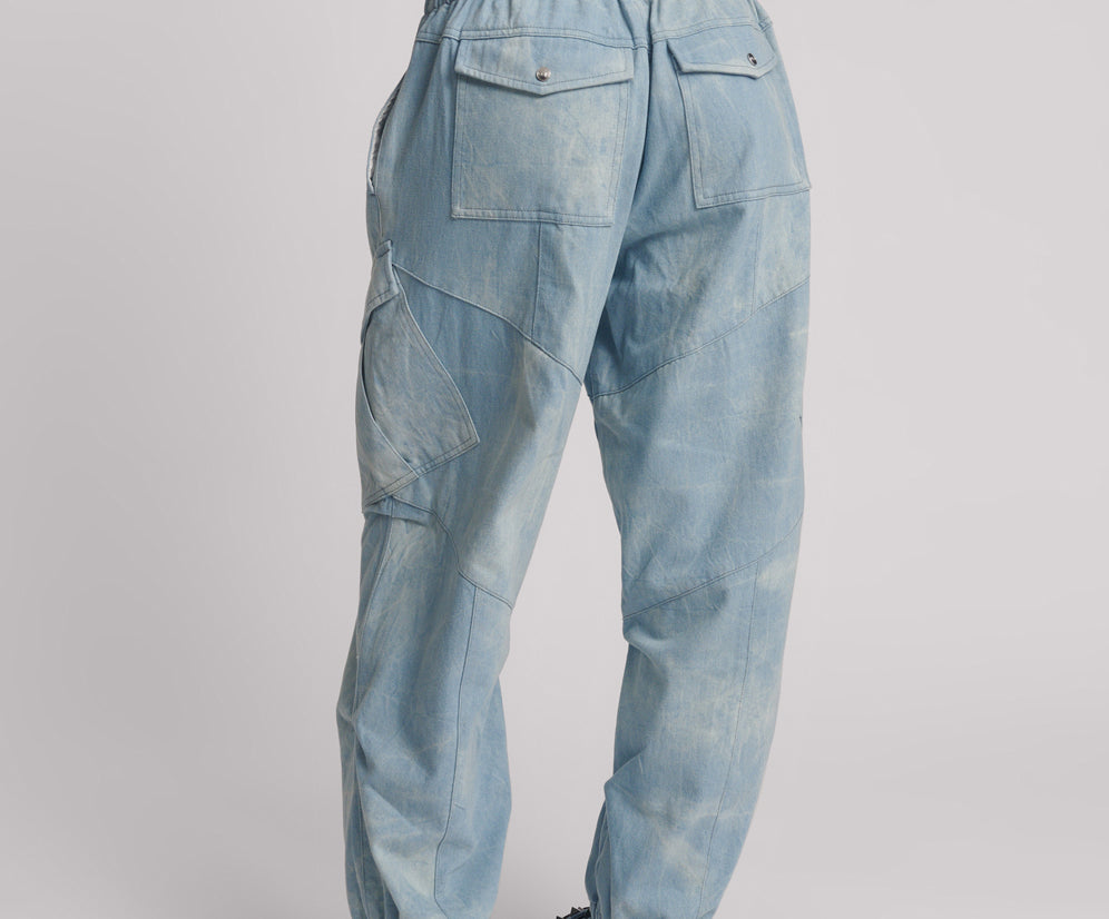 Utility Denim Flight Pants - Cloudy Blue