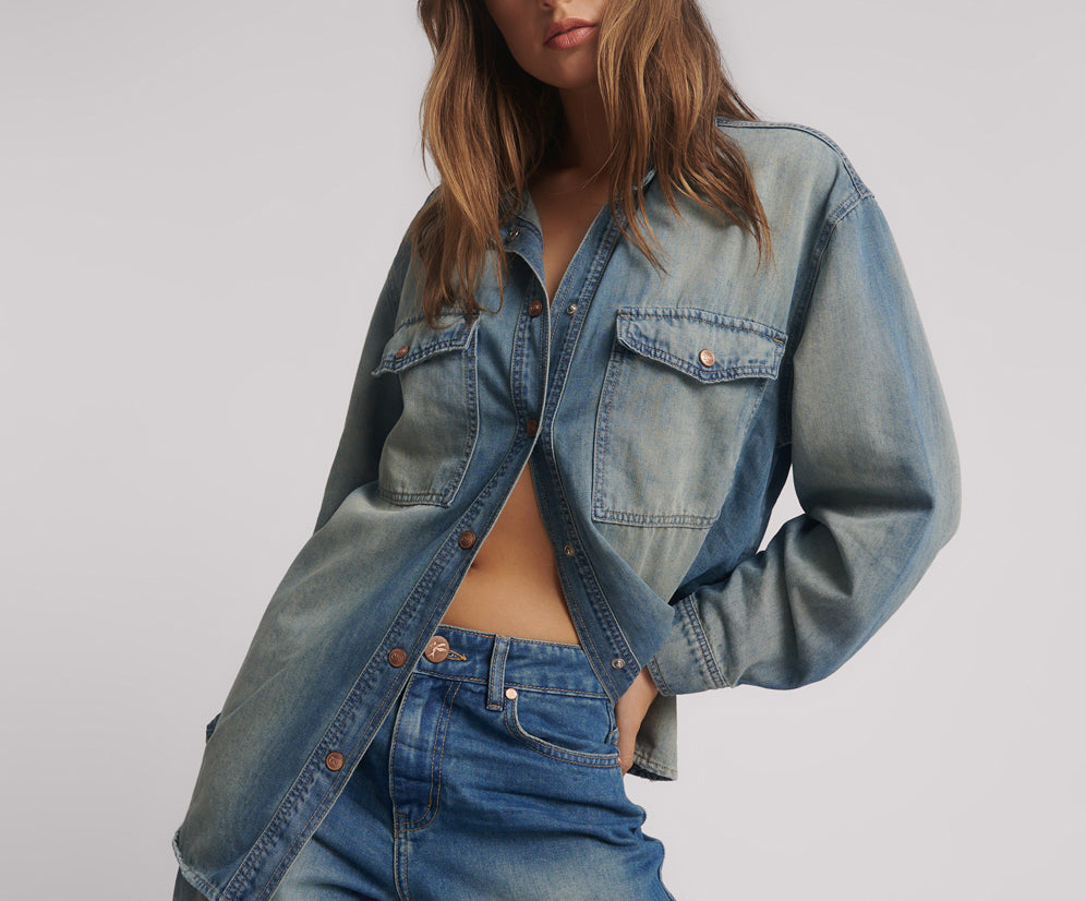 Essential Denim Shirt - Blue Ranch