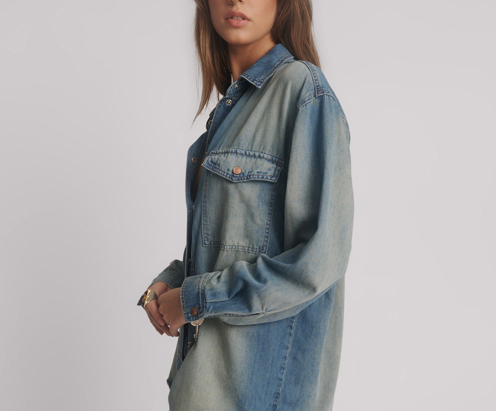 Essential Denim Shirt - Blue Ranch