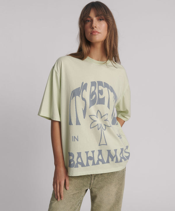 Its Better In The Bahamas Kobe Tee - Green Mist