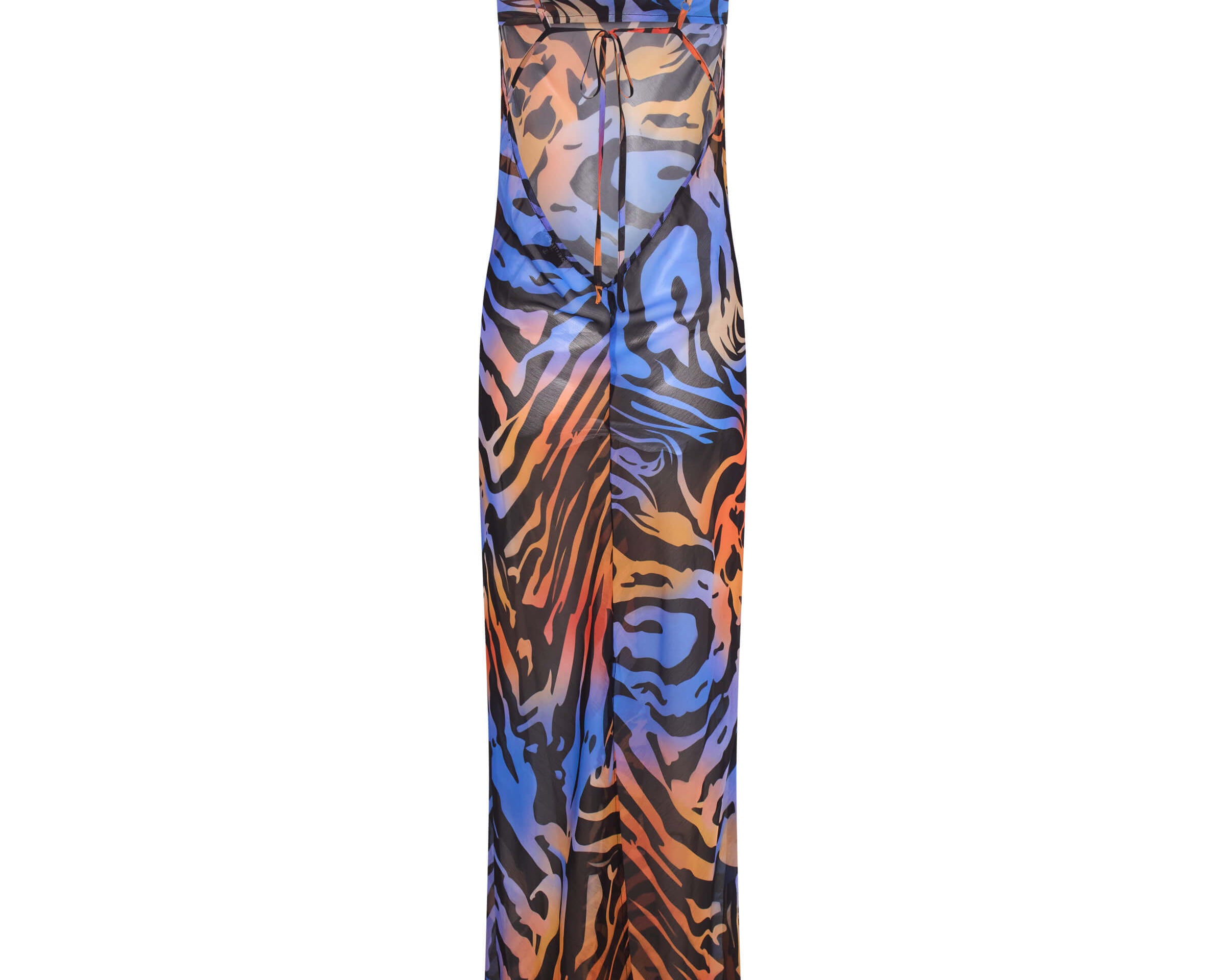 Jagger Long Slip Maxi Dress - Tropical Print