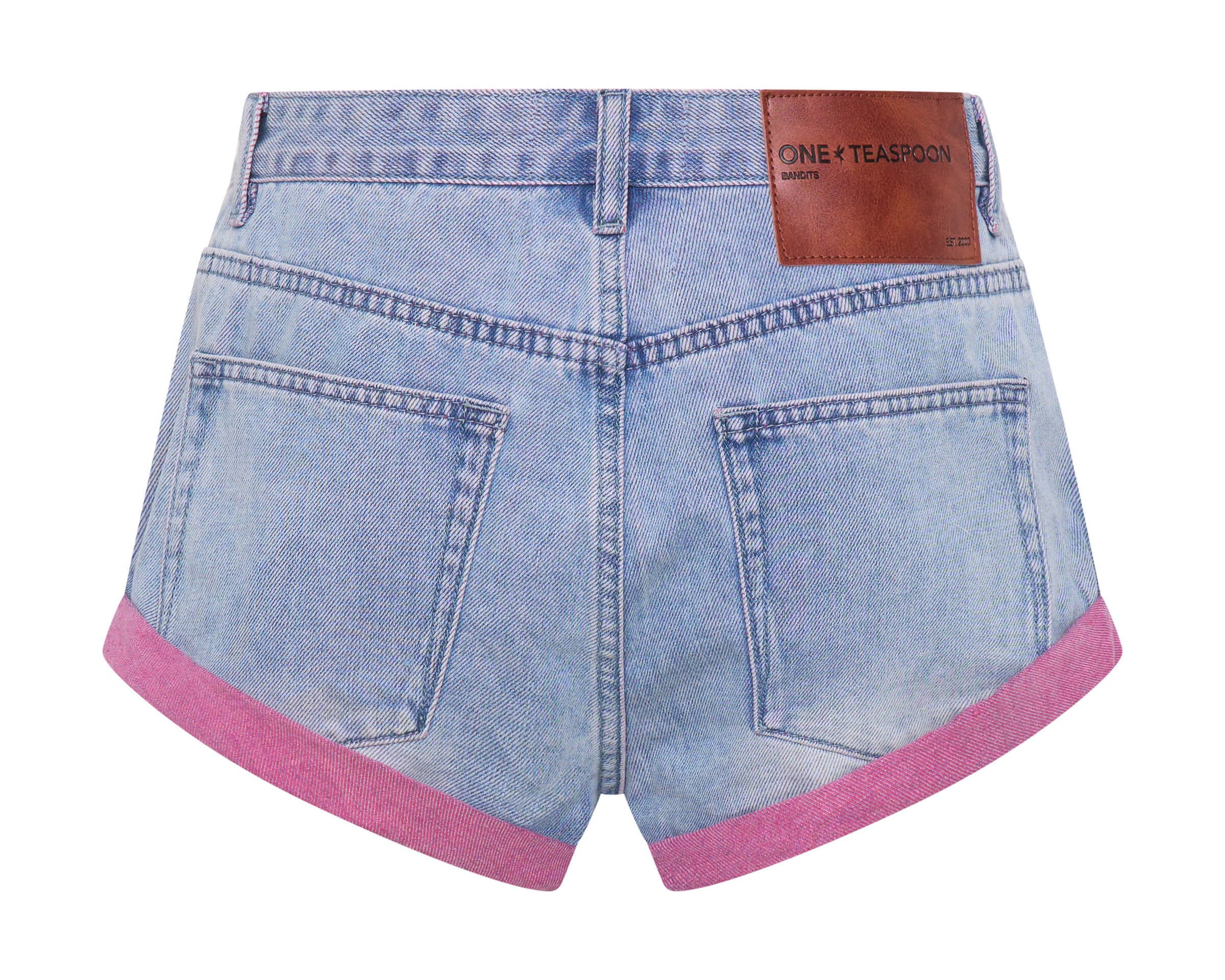 Bandits Low Waist Denim Shorts - Cheeky Blue