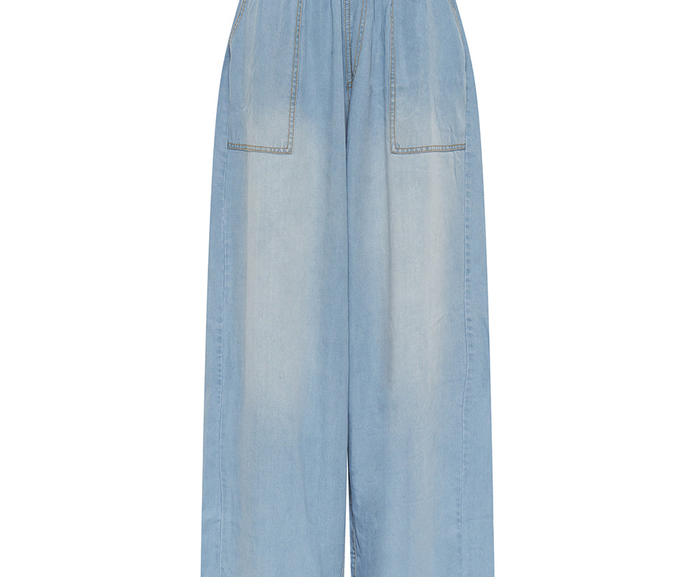 Tencel Parachute Pants - Soft Blue